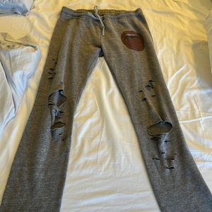 Lauren Moshi Uri Red Tounge sweatpants